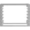 Amgood Wall Mounted Sheet / Bun Pan Rack 28in x 18in x 21in. Fits 6 Full-Size Sheet Pans. NSF BPR WM-FULL-6-Z - alternate 2